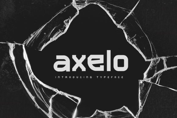 Axelo Display Font for Modern Tech Branding