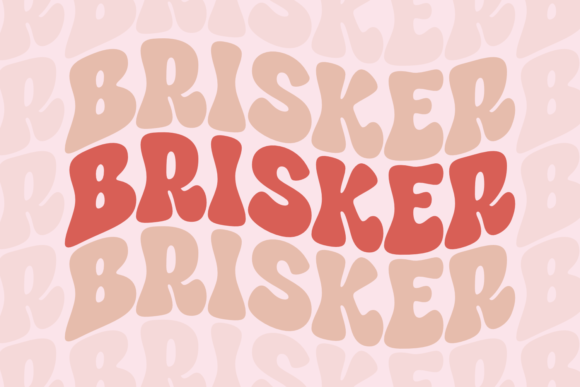 Brisker: A Bold Retro Display Font for Joyful Typography