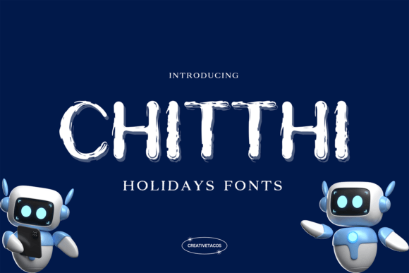 Chitthi Display Font: A Textured Brush Typeface for Branding