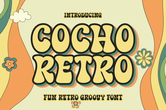 Cocho Retro: The Groovy Retro Display Font for Your Business Branding