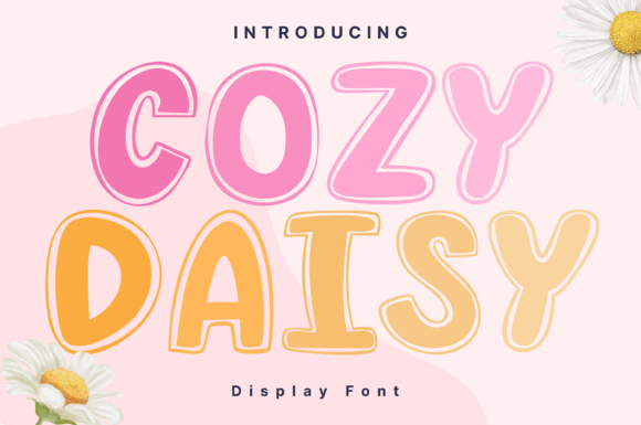 Cozy Daisy Display Font for Whimsical Campaigns