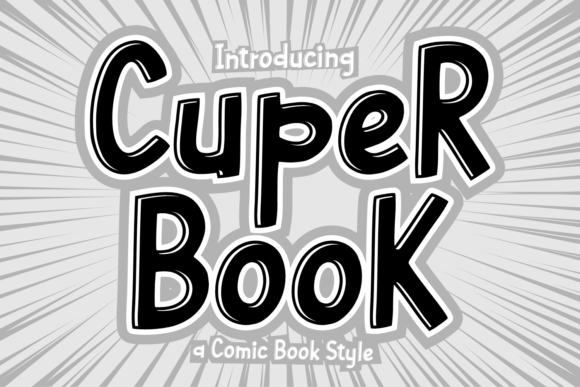 Cuper Book: The Comic Display Font for Playful Branding
