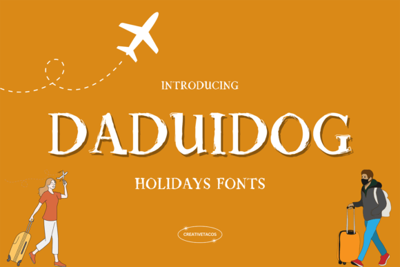 Daduidog: A Holiday Display Font for Memorable Branding