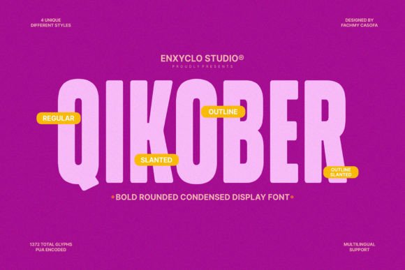 Elevate Your Campaign Visuals with the Qikober Typeface