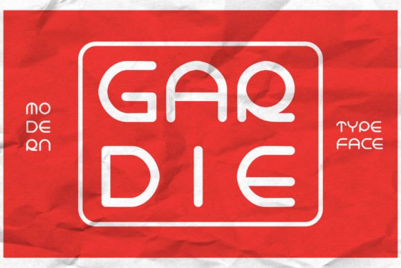 Gardie: A Quirky Display Font for Digital Creators