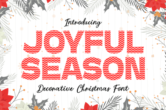 Joyful Season Font: A Playful Christmas Typeface for Campaigns