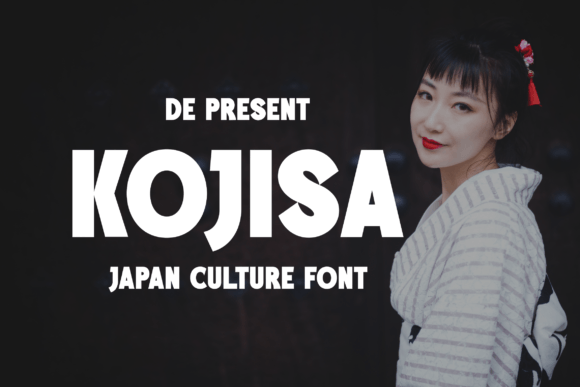 Kojisa: A Bold Display Font with Japanese-Inspired Glyphs