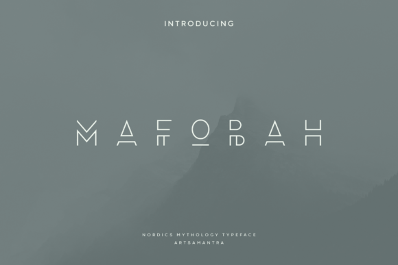 Mafobah Font: Luxury Display Typography for Brand Design