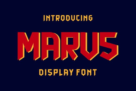 Marus: A Creative Font for Makers and Product Design