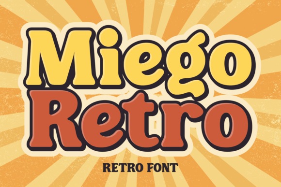 Miego Retro: A Bold Display Font for Makers