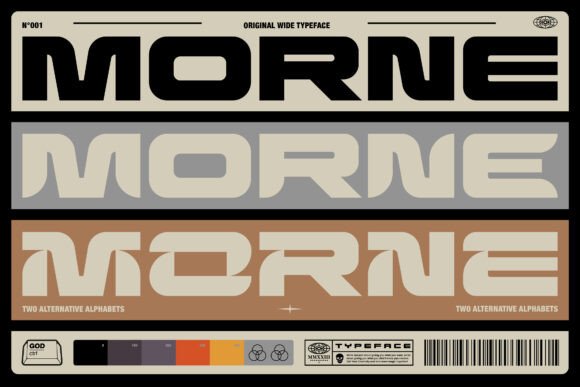 Morne Display Font for Bold Handmade Branding