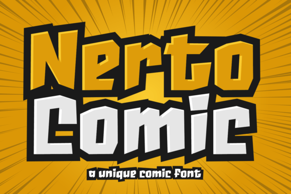 Nerto Comic: The Playful Display Font That Lifts Small Branding