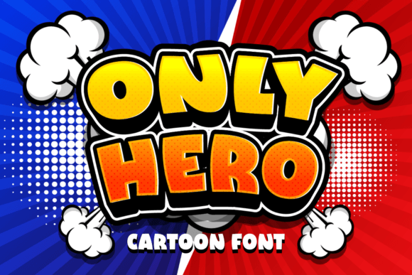 Only Hero: A Playful Display Font for Handmade Sellers