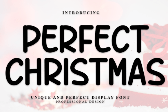 Perfect Christmas: A Modern Display Font for Digital Designers