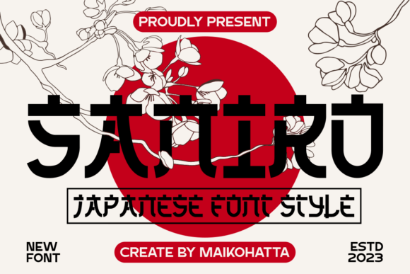 Saniro: The Japanese Display Font for Editorial Creators
