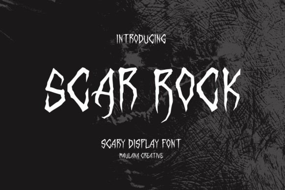 Scar Rock: A Distinctive Display Font for Crafters and Creators