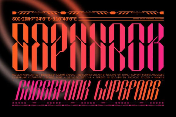 Sephyrok: A Futuristic Condensed Font for Bold Branding