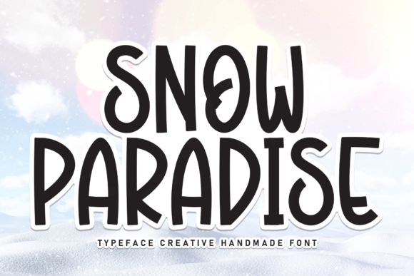 Snow Paradise: A Playful Display Font for Business