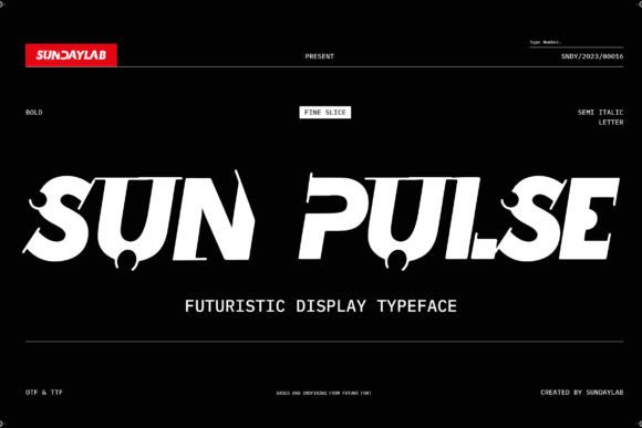 Sun Pulse Display Font for Bold Business Branding