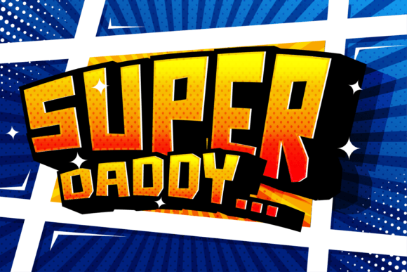 Super Daddy: A Playful Display Font for Web Designers