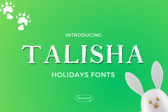 Talisha: A Playful Brush Font for Seasonal Publishing
