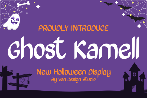 The Ghost Kamell Font for Crafters and Small Shop Owners