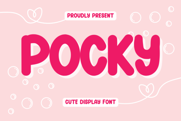The Pocky Font for Creative Crafters and Maker Projects