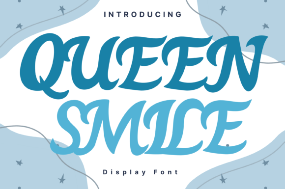 The Queen Smile Font: Whimsical Display Typography for Digital Branding