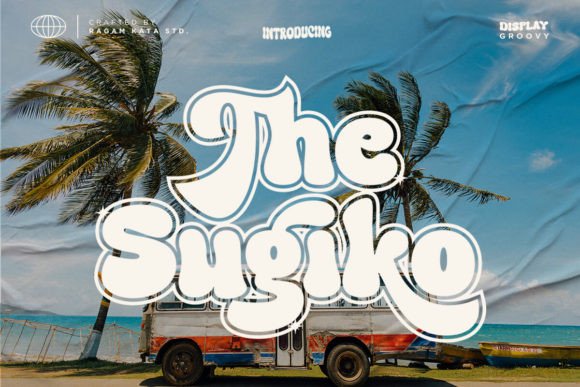 The Sugiko Font: A Display Typeface for Retro Campaign Graphics
