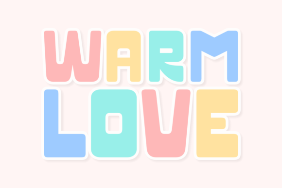 The Warm Love Font for Joyful Handmade Product Design