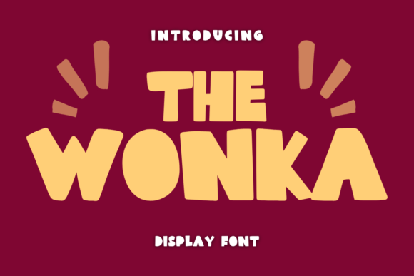 The Wonka: A Cheerful Display Font for Scroll-Stopping Brand Content