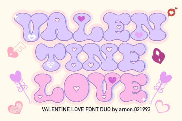 Valentine Love Font for Creative Branding Projects