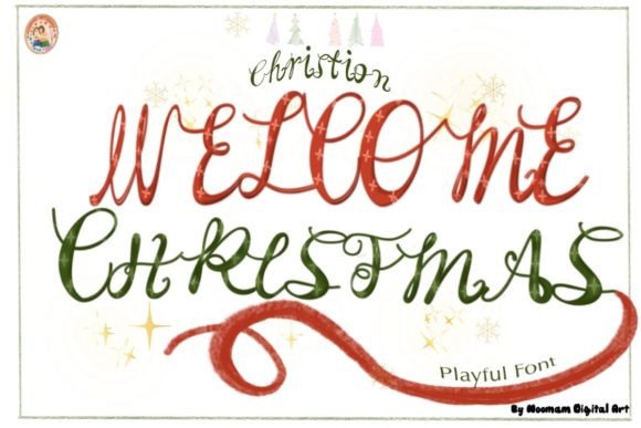 Welcome Christmas Christian Display Font for Fresh Starts