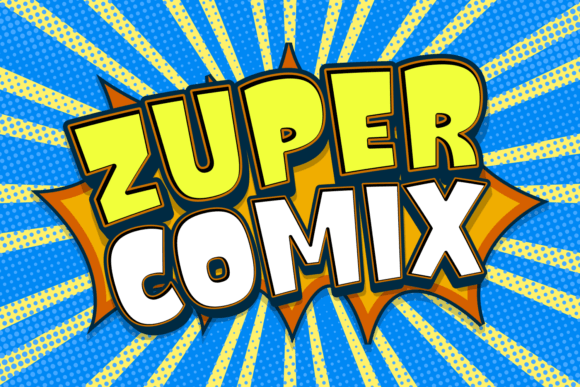 Zuper Comix: A Fun Display Font for Playful Projects
